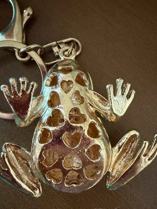 Green Blingy Frog Keychain-NWOT - Picture 6 of 6